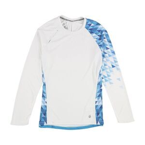 SOLFIRE Womens Dynamic Long Sleeve Basic T-Shirt, Blue, NWT